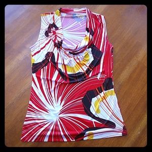 Worthington Sleeveless Cowl-neck